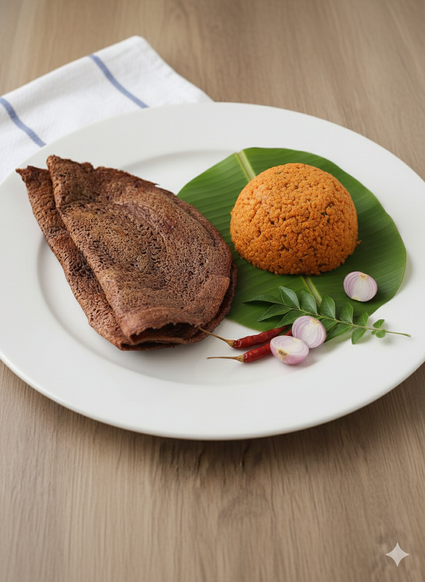 Chammanthi + Raggi dosa