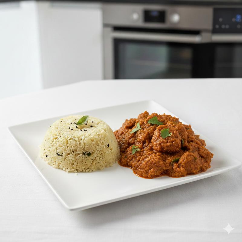 Pazhan Kanji + Vadacurry gravy