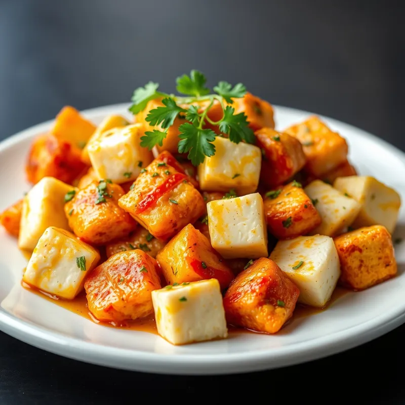 Peri Peri Paneer & Soya Chunks