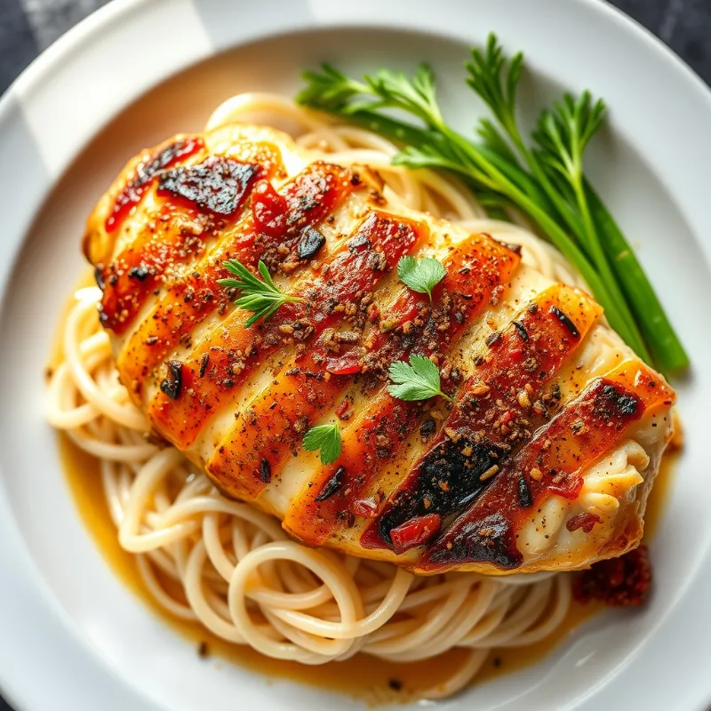 Spice Boiled Chicken Breast