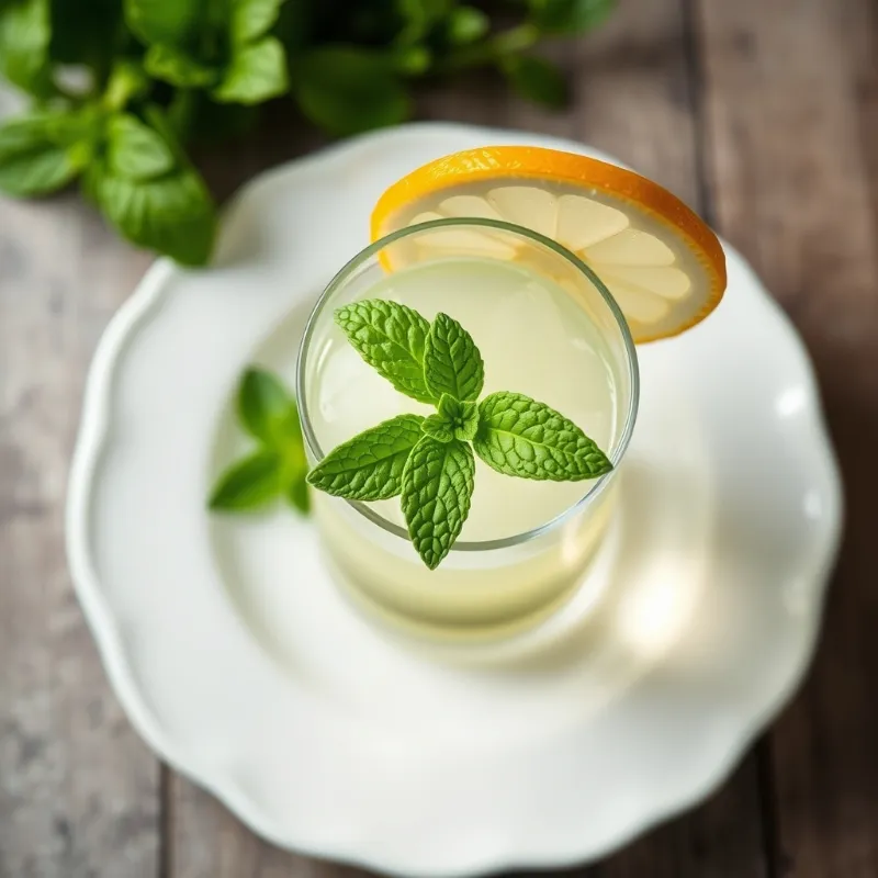 mint lemon juice