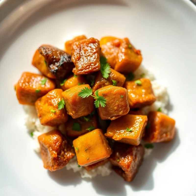 Soya Chunks Ghee Roast
