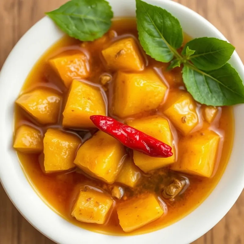 Raw Banana kuzhambu