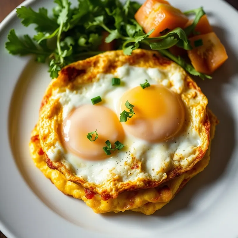 Double Egg Omelette