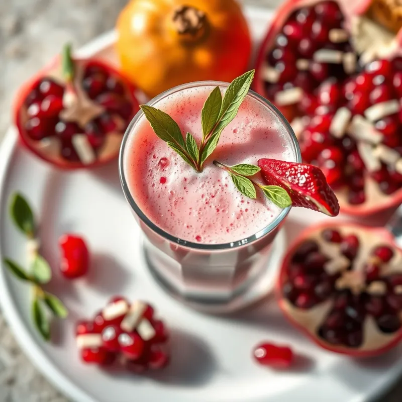 Pomegranate Milkshake
