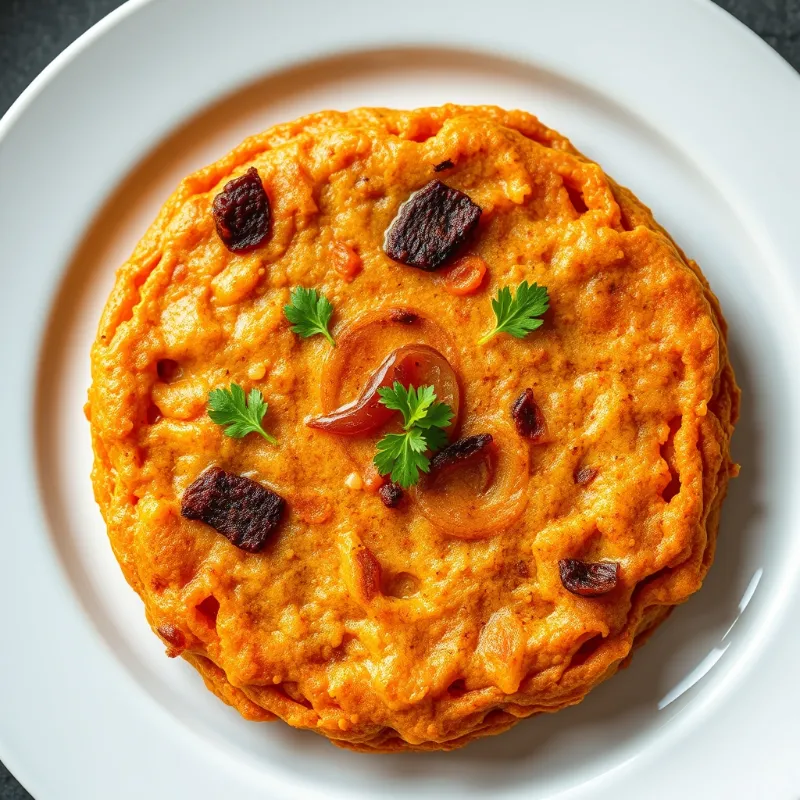onion carrot uthappam