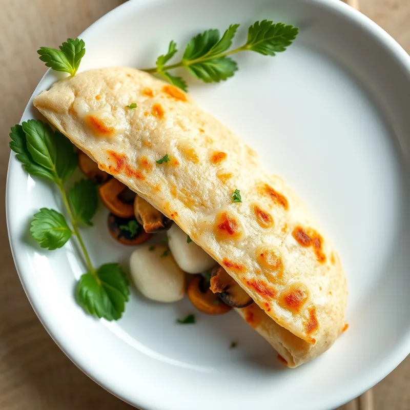 Cheese Mushroom Dosa
