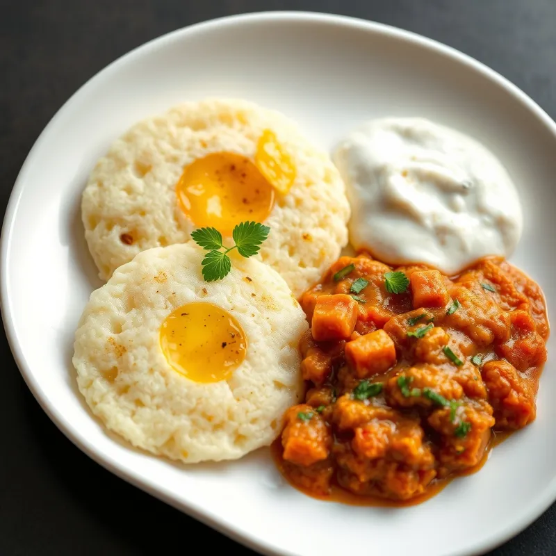 Idly + Breakfast Sambar + Coconut Chutney